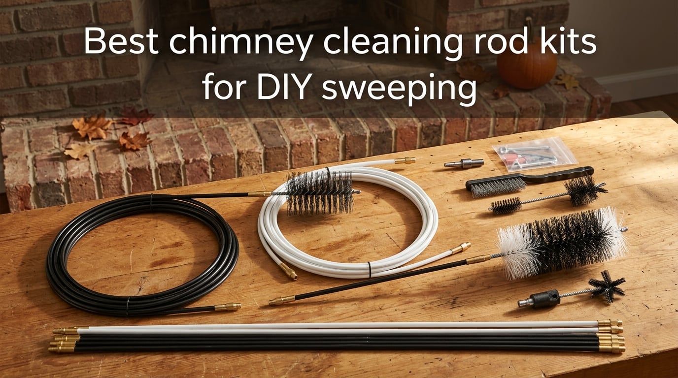 Best chimney cleaning rod kits for DIY sweeping