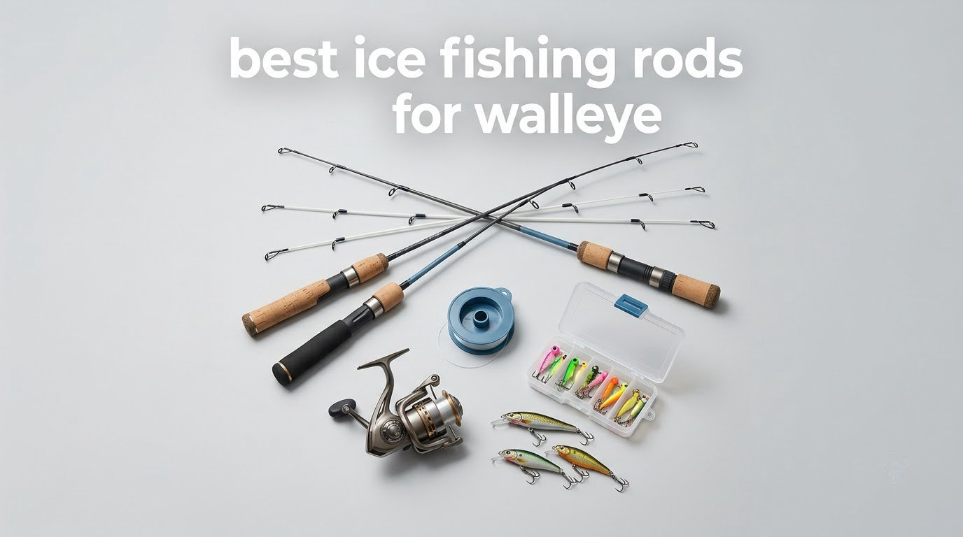 best ice fishing rods for walleye