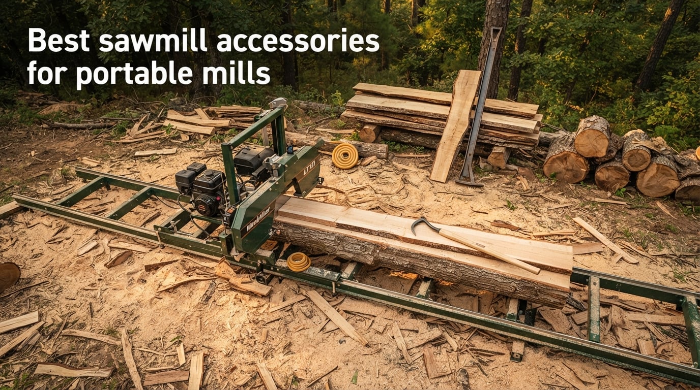 Best sawmill accessories for portable mills