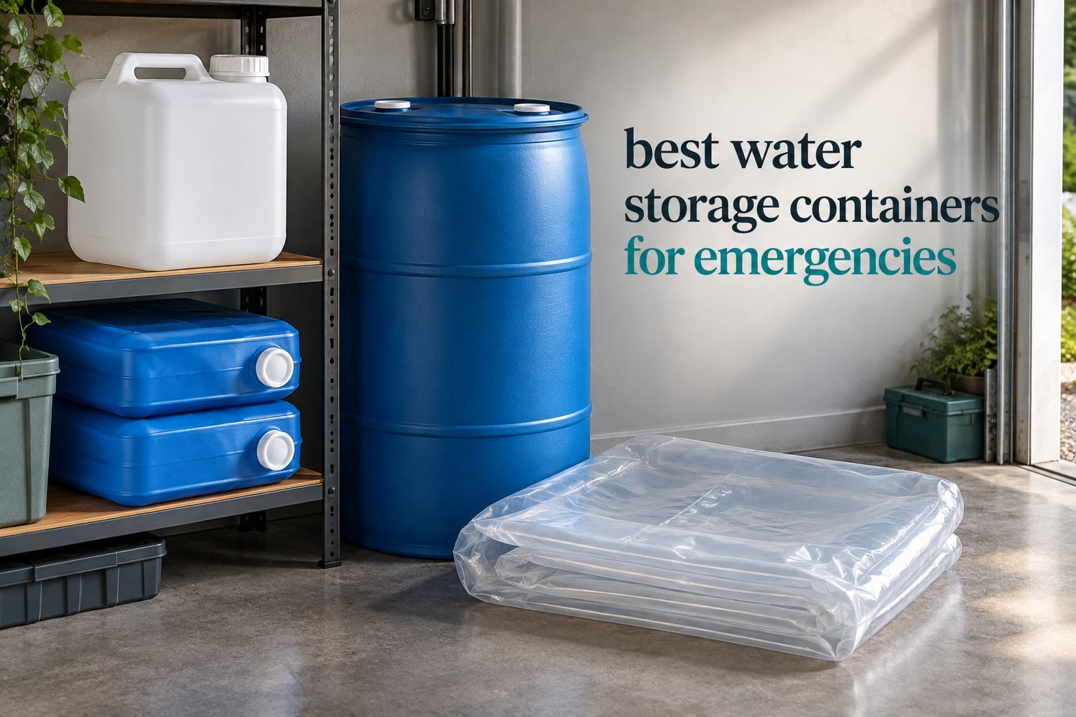 best water storage containers for emergencies