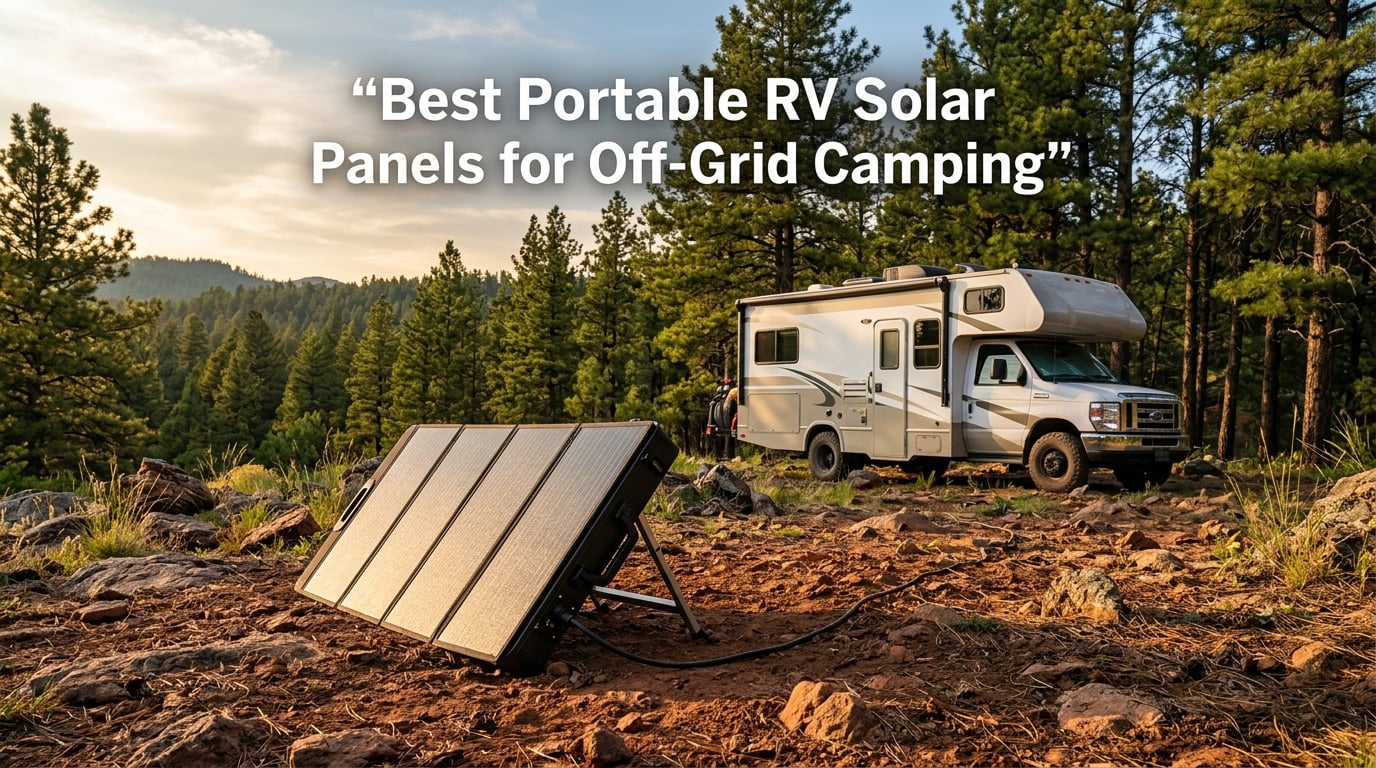 Best Portable RV Solar Panels for Off-Grid Camping