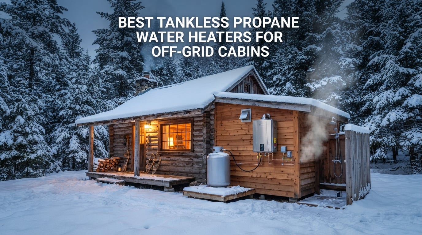 Best tankless propane water heaters for off-grid cabins