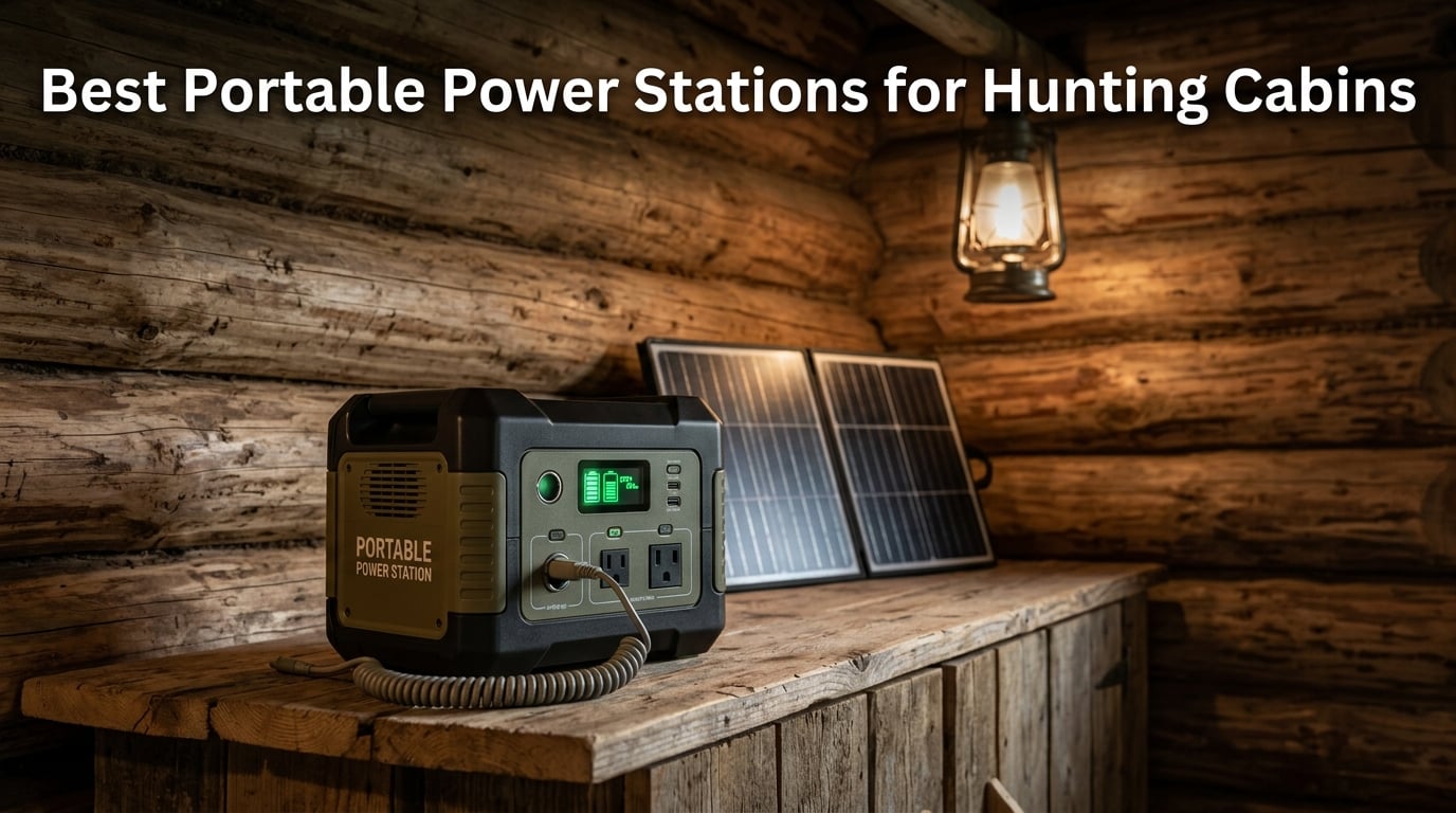 Best Portable Power Stations for Hunting Cabins