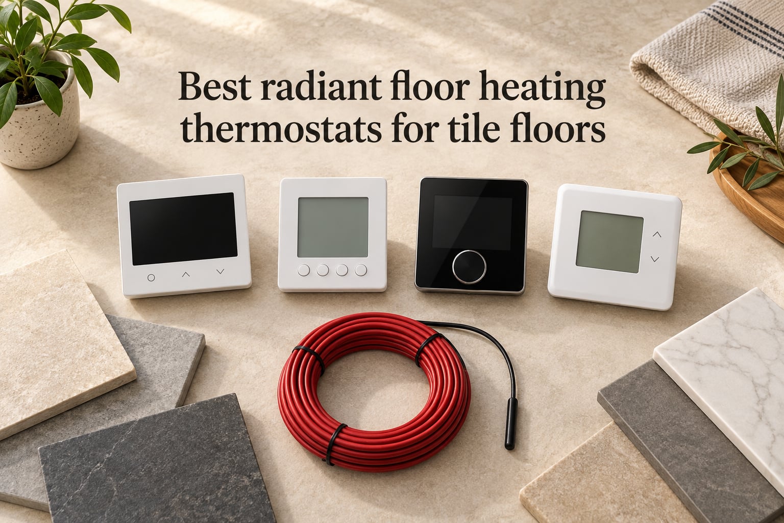 Best radiant floor heating thermostats for tile floors
