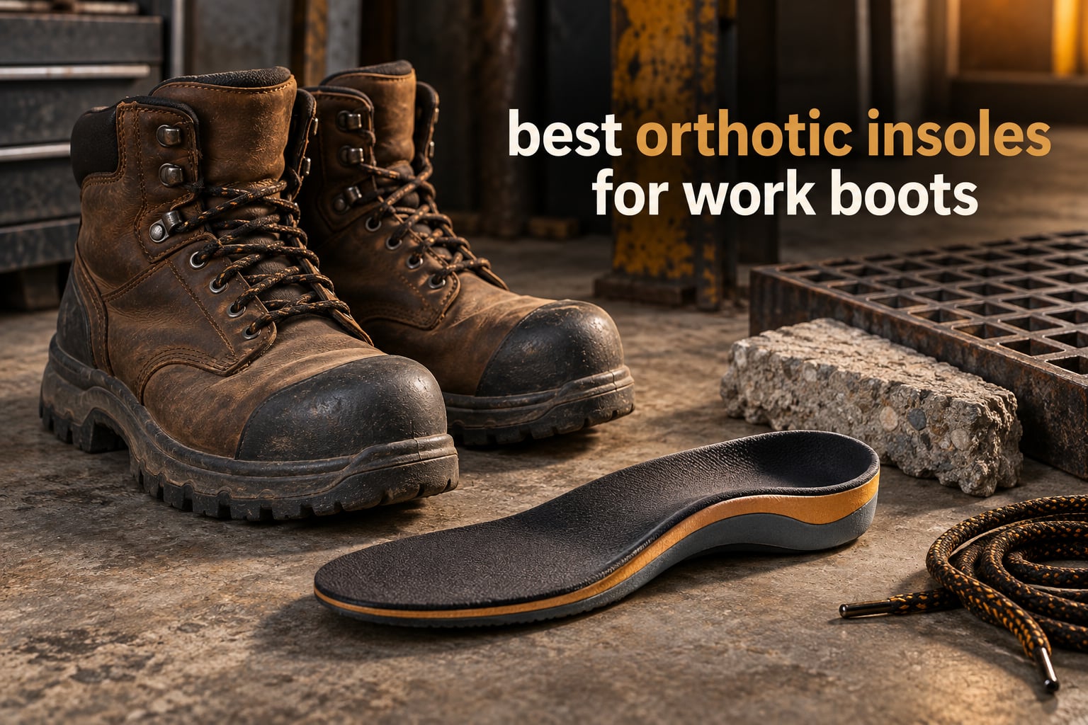 best orthotic insoles for work boots