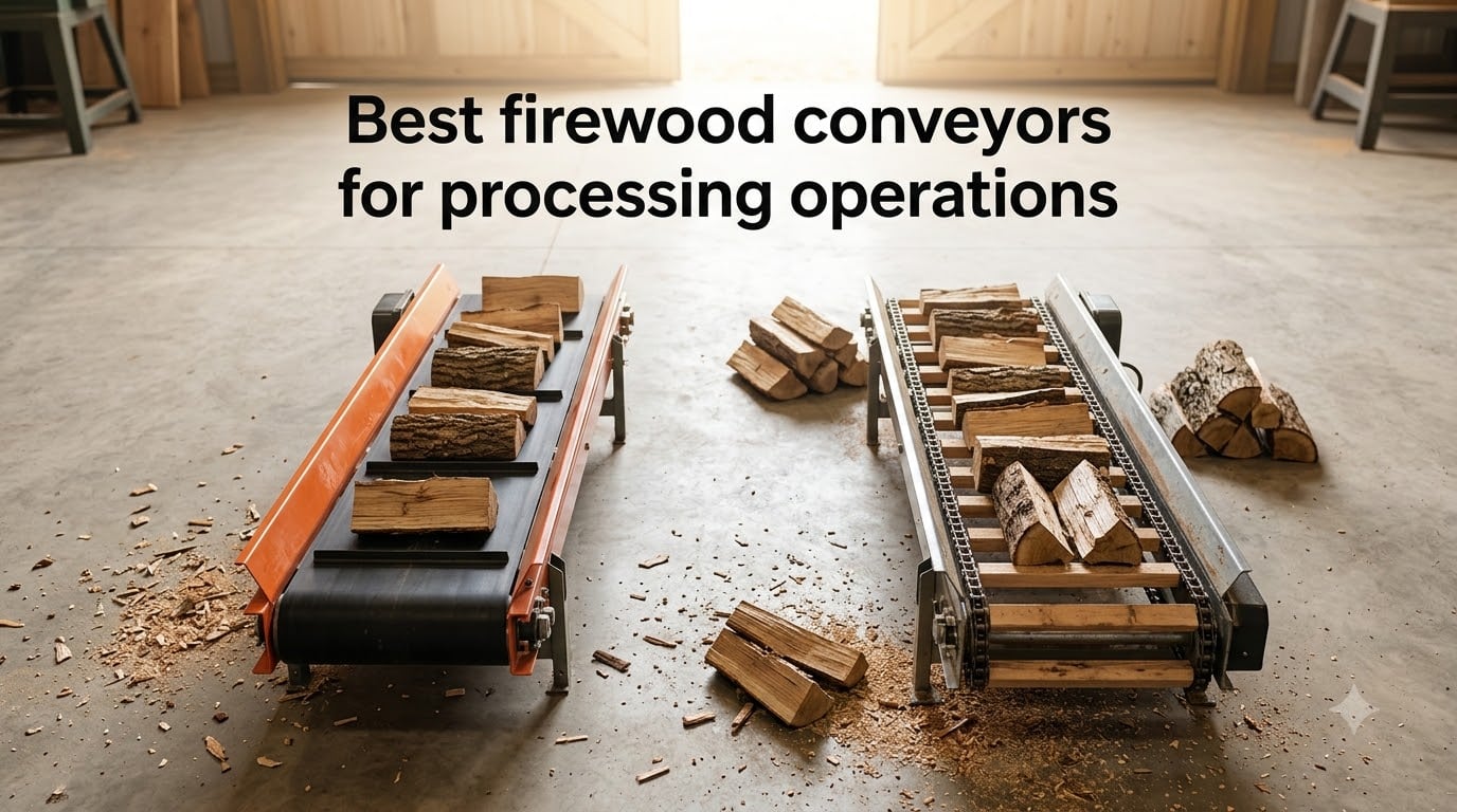 Best firewood conveyors for processing operations