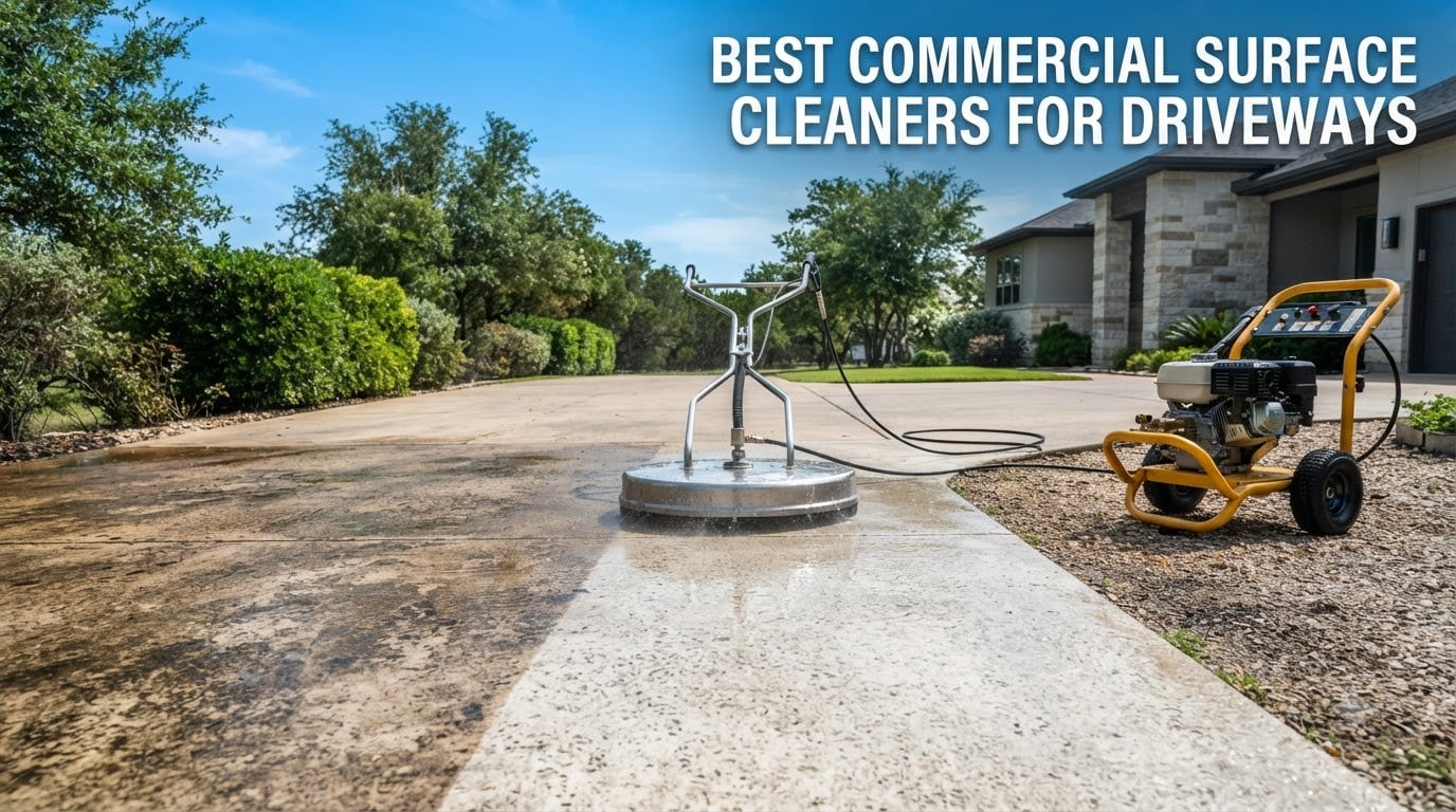 Best commercial surface cleaners for driveways
