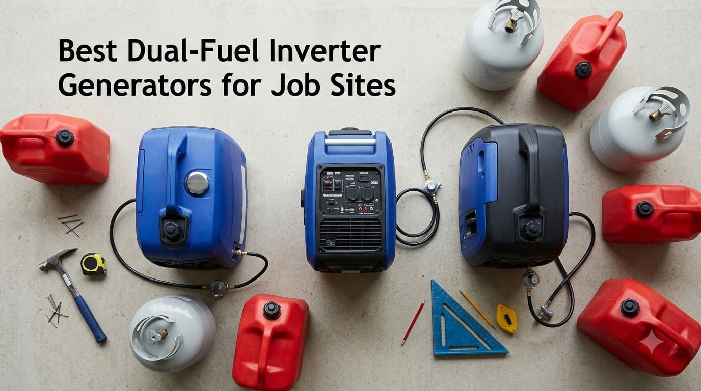 Best Dual-Fuel Inverter Generators for Job Sites