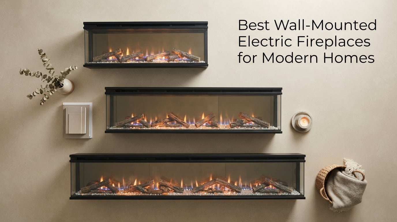 Best Wall-Mounted Electric Fireplaces for Modern Homes