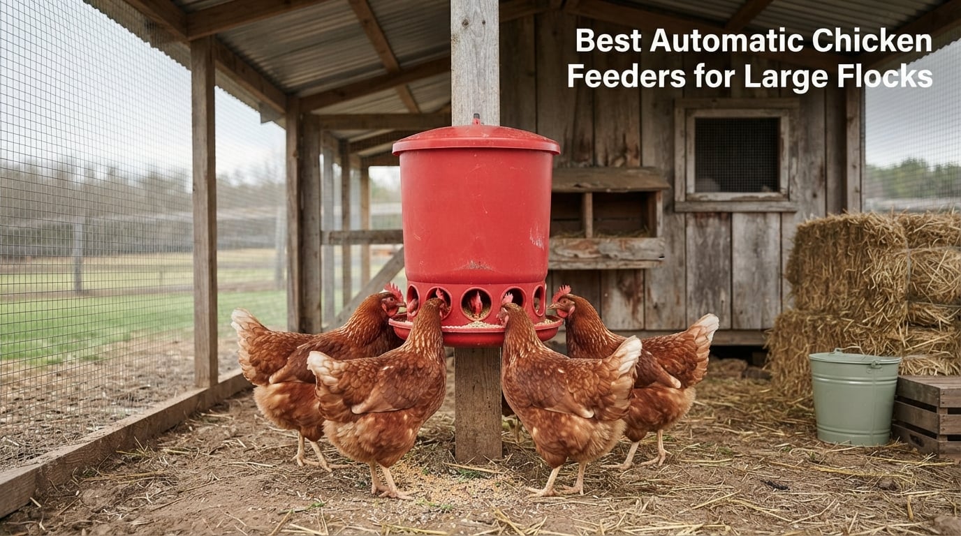 Best Automatic Chicken Feeders for Large Flocks