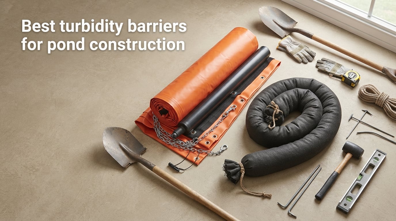 Best turbidity barriers for pond construction
