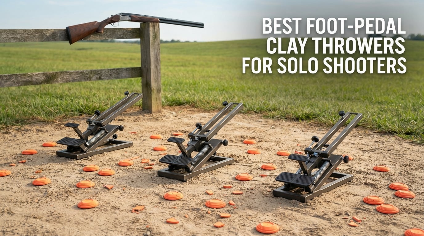 Best foot-pedal clay throwers for solo shooters