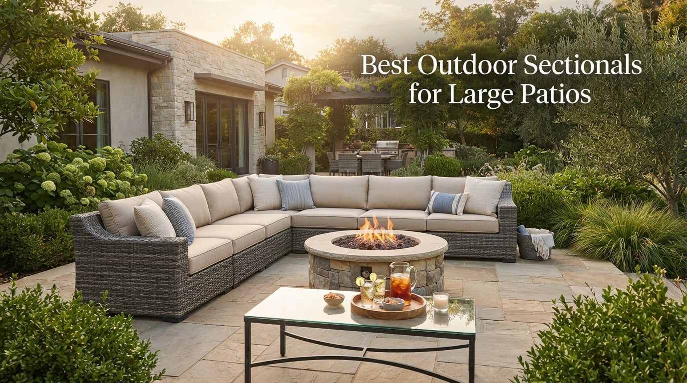 Best Outdoor Sectionals for Large Patios