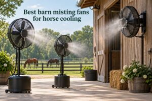 Best barn misting fans for horse cooling