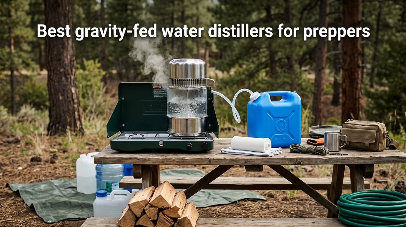 Best gravity-fed water distillers for preppers