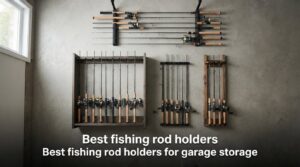 Best fishing rod holders for garage storage