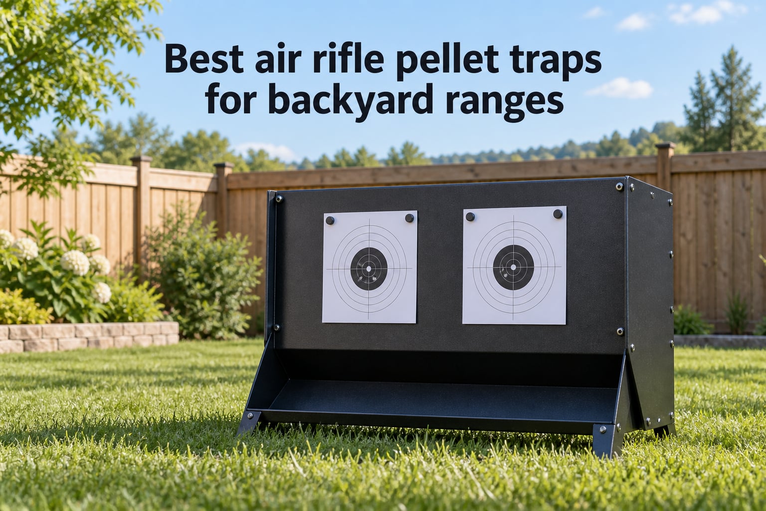 Best air rifle pellet traps for backyard ranges