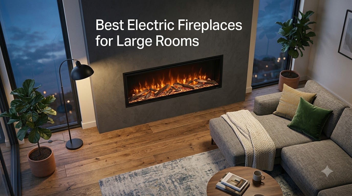 Best Electric Fireplaces for Large Rooms