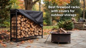 Best firewood racks with covers for outdoor storage