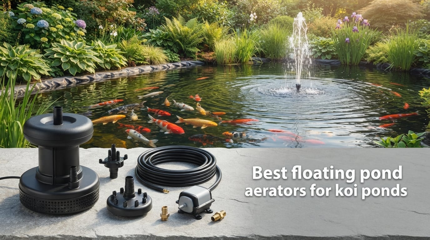 Best floating pond aerators for koi ponds