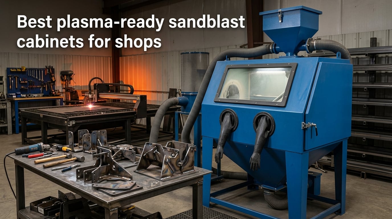 Best plasma-ready sandblast cabinets for shops