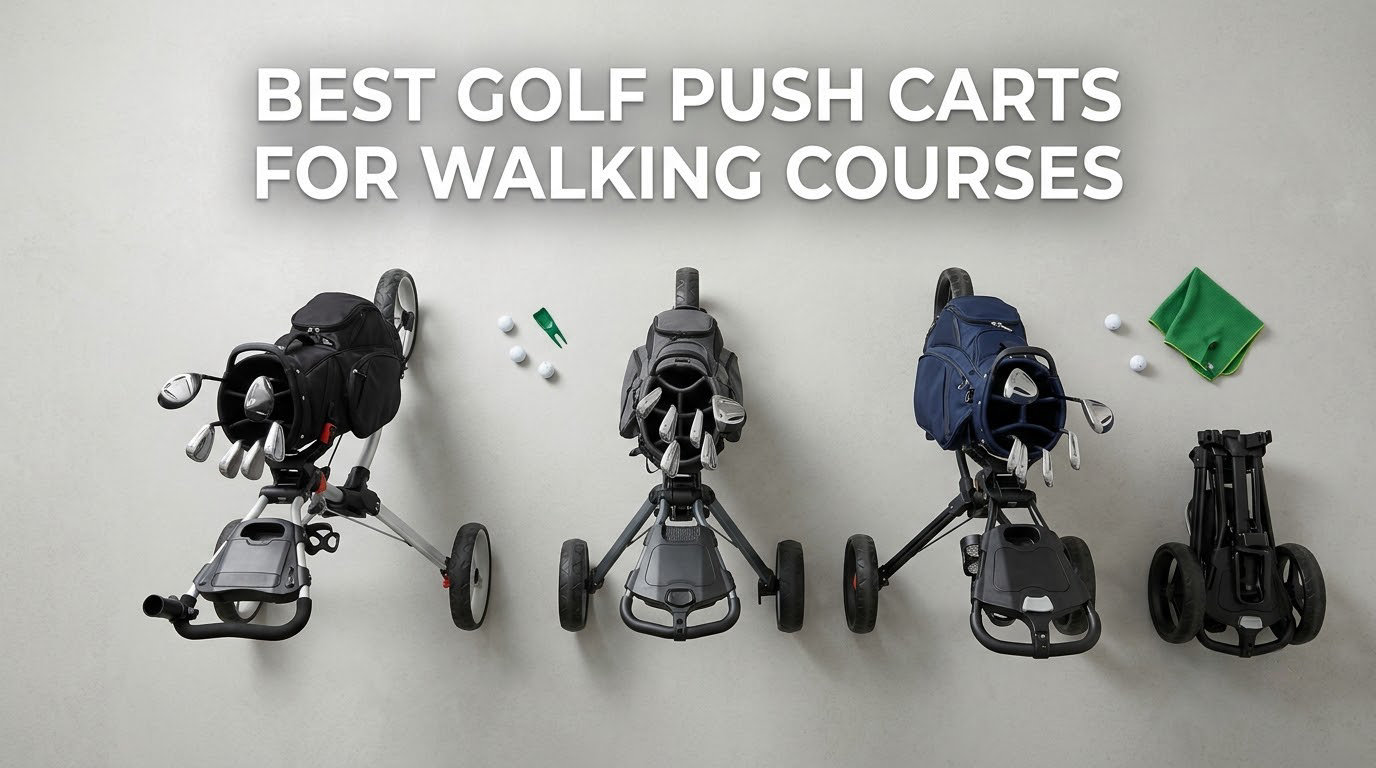 best golf push carts for walking courses