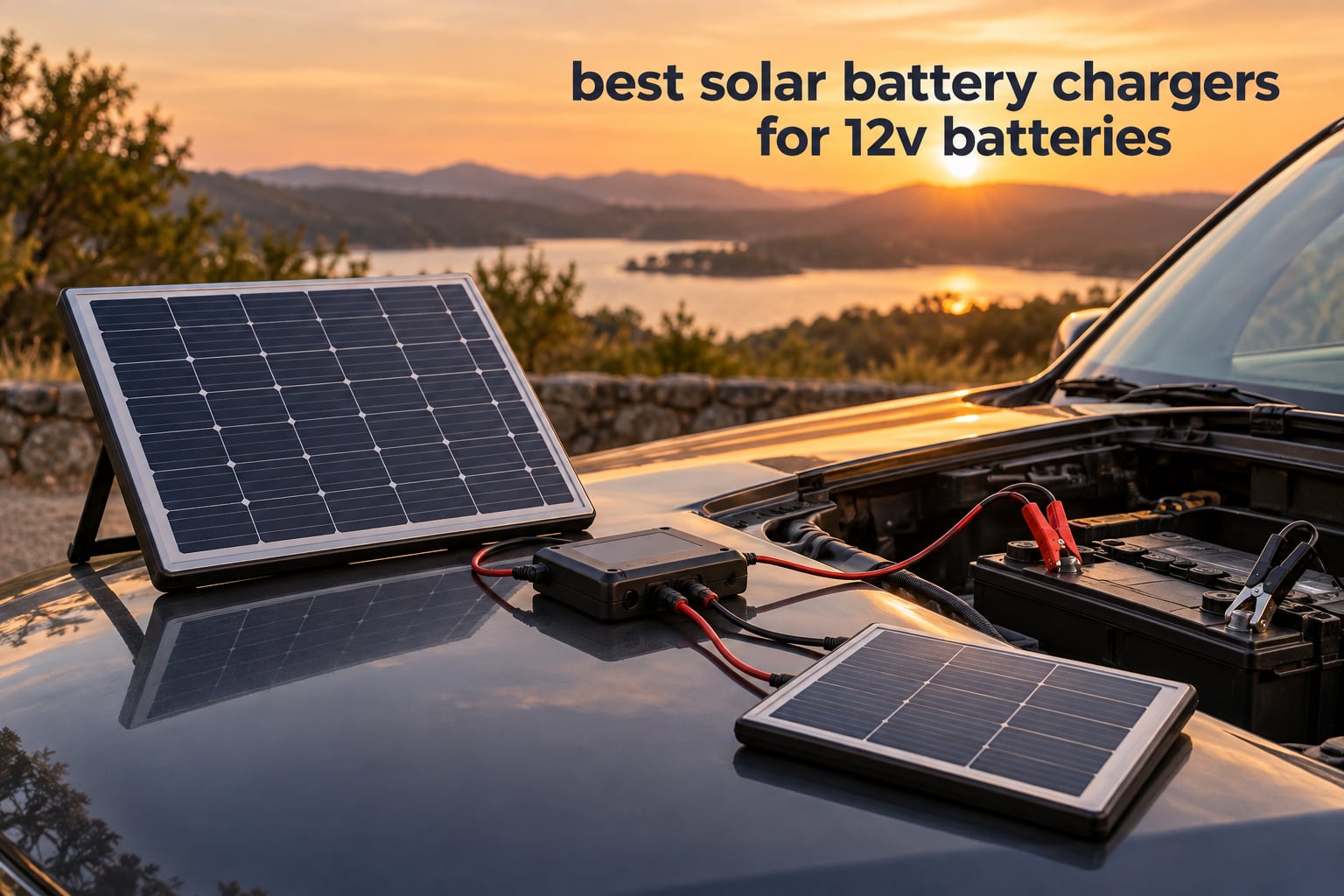 best solar battery chargers for 12v batteries