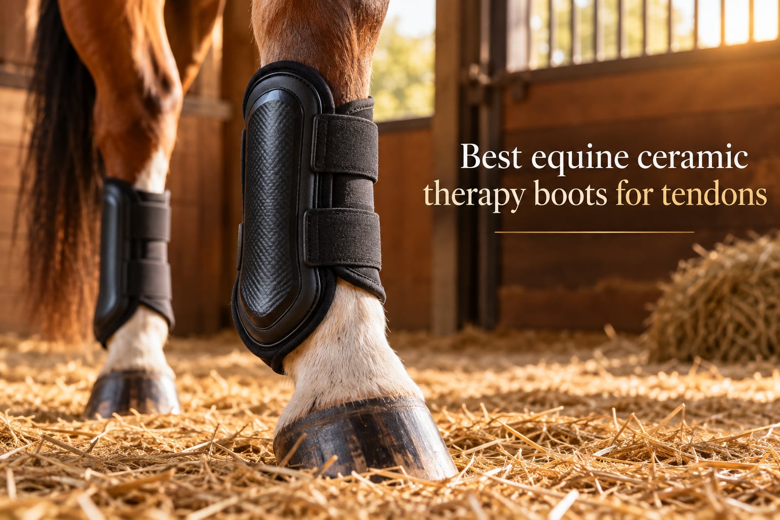 Best equine ceramic therapy boots for tendons