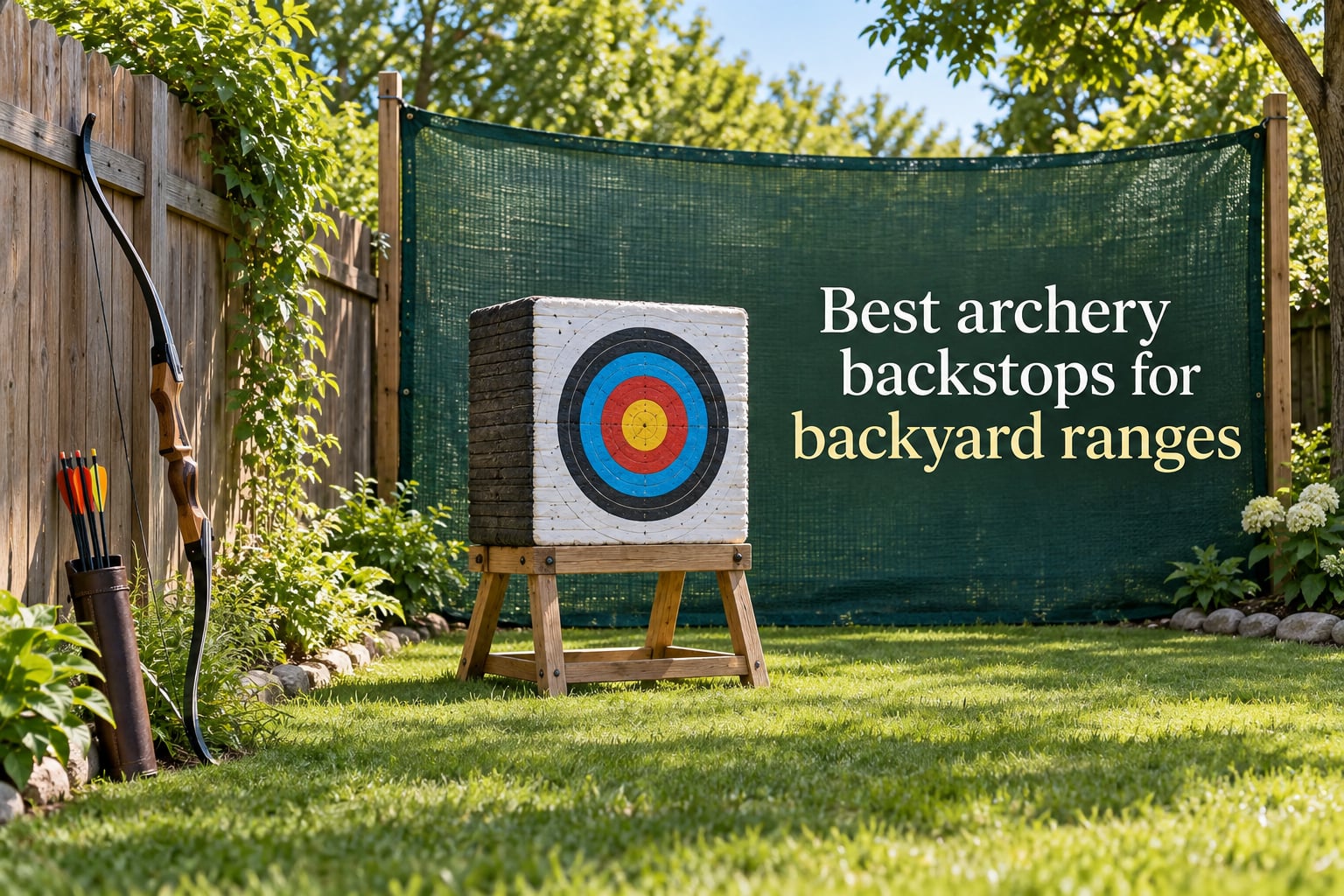Best archery backstops for backyard ranges