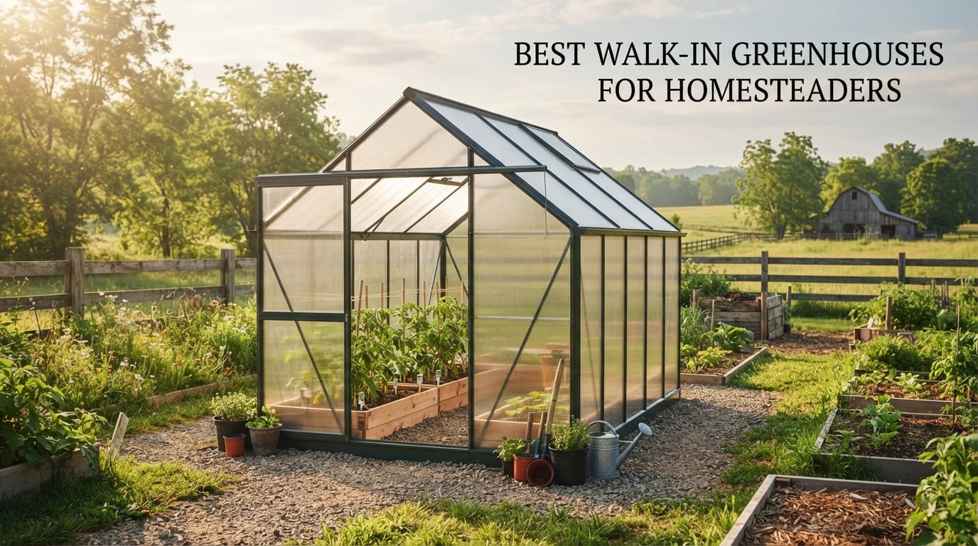 Best Walk-In Greenhouses for Homesteaders