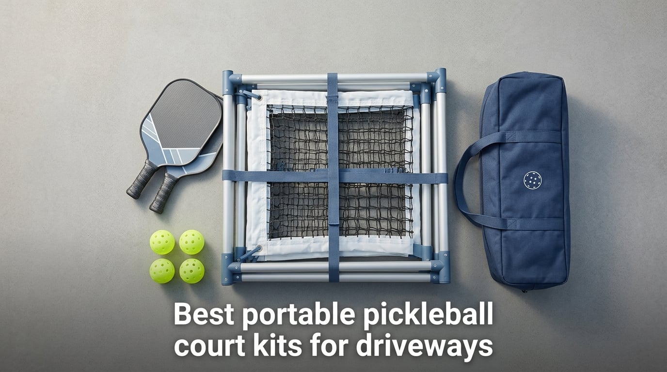 Best portable pickleball court kits for driveways