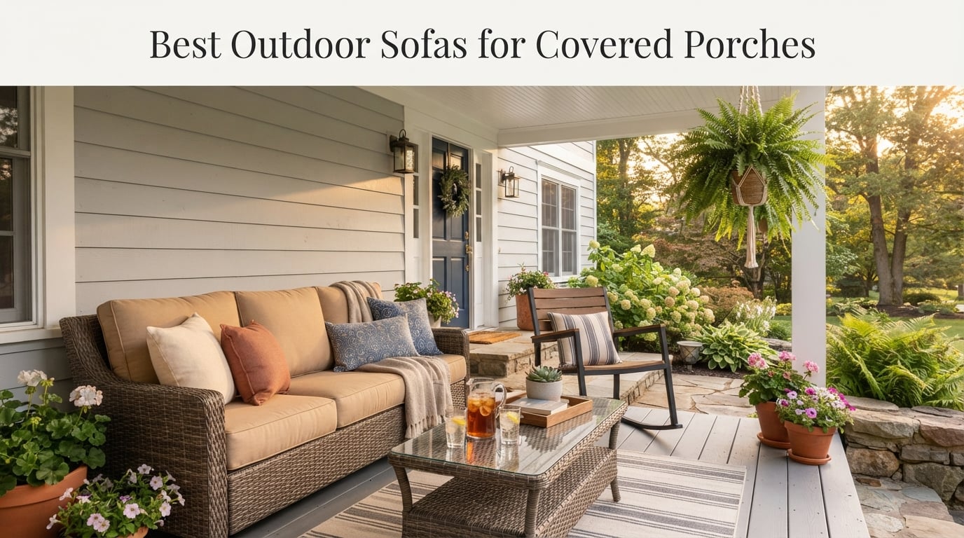 Best Outdoor Sofas for Covered Porches