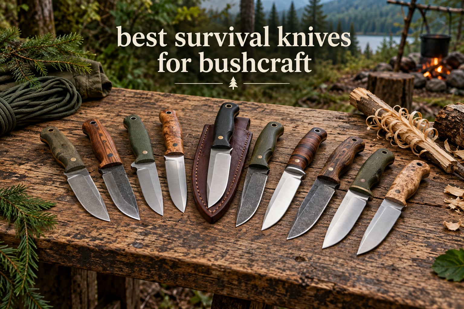 best survival knives for bushcraft