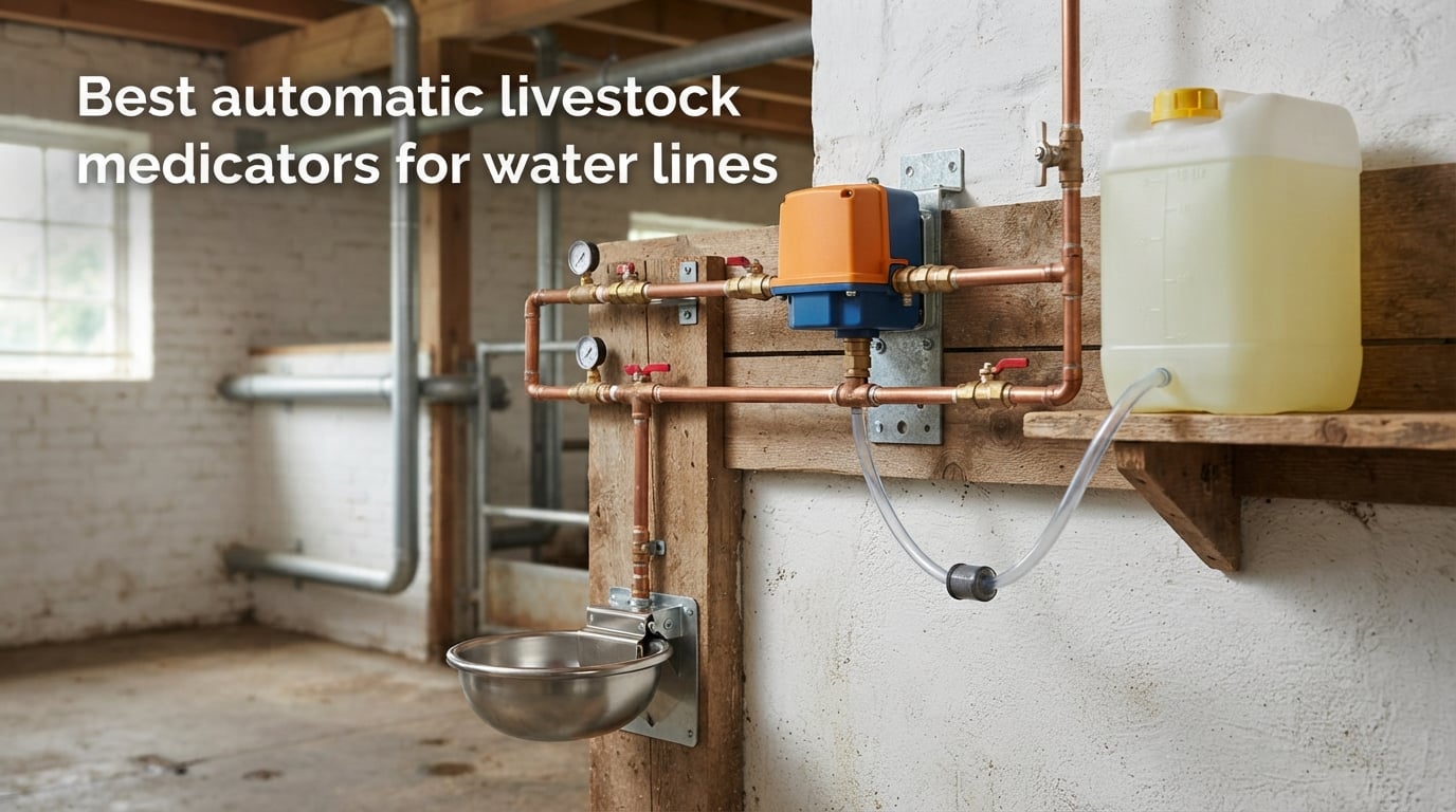 Best automatic livestock medicators for water lines