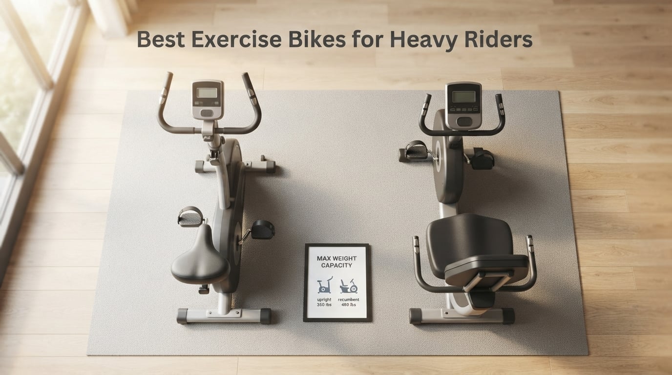 Best Exercise Bikes for Heavy Riders