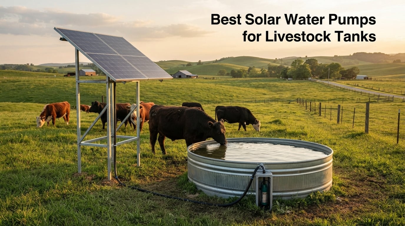 Best Solar Water Pumps for Livestock Tanks