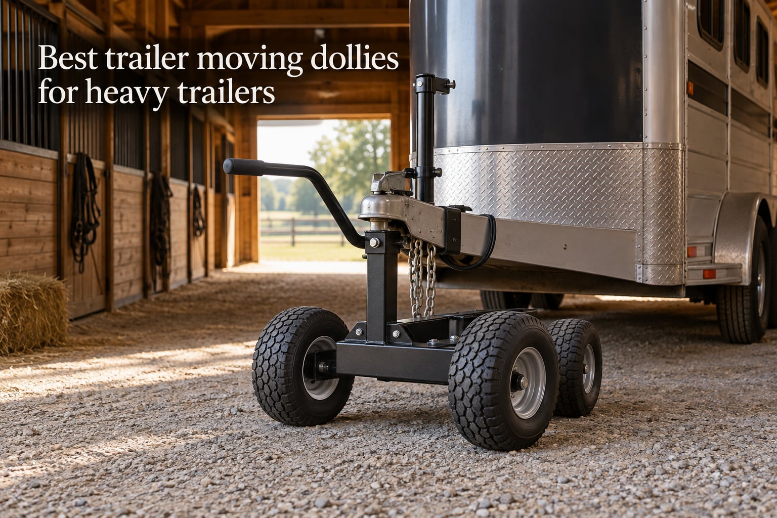 Best trailer moving dollies for heavy trailers