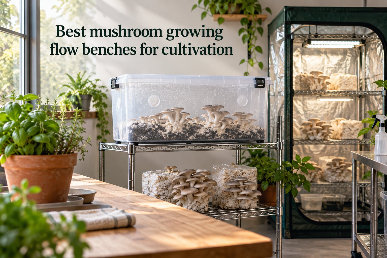 Best mushroom growing flow benches for cultivation
