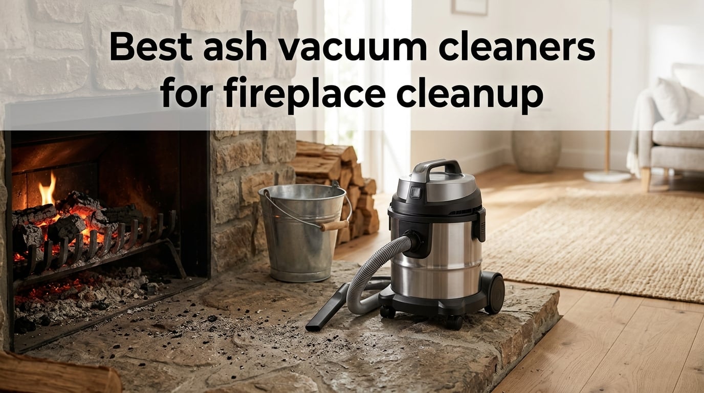 Best ash vacuum cleaners for fireplace cleanup