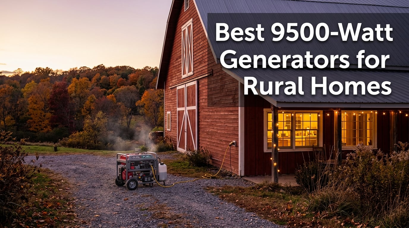 Best 9500-Watt Generators for Rural Homes