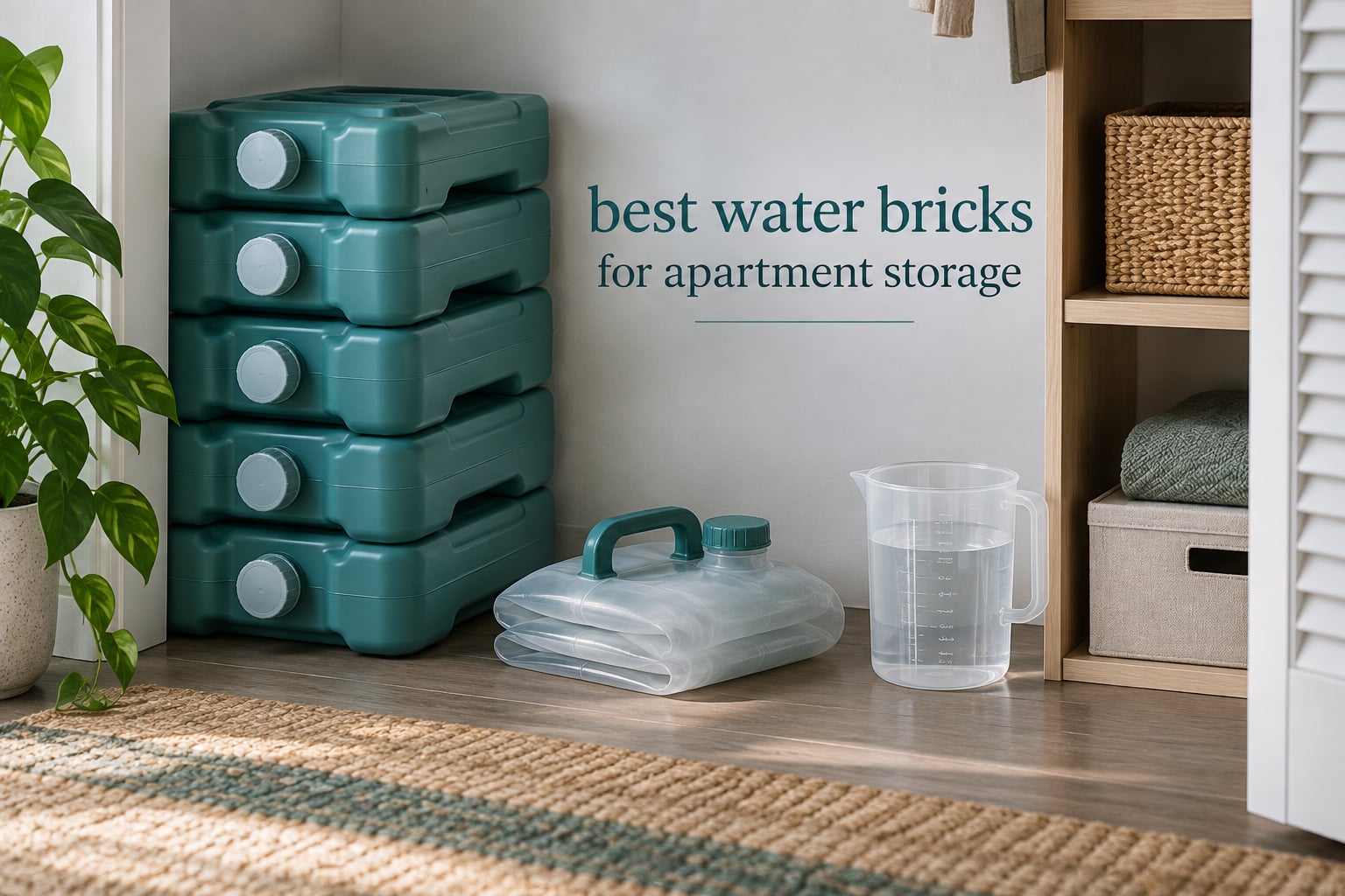 best water bricks for apartment storage