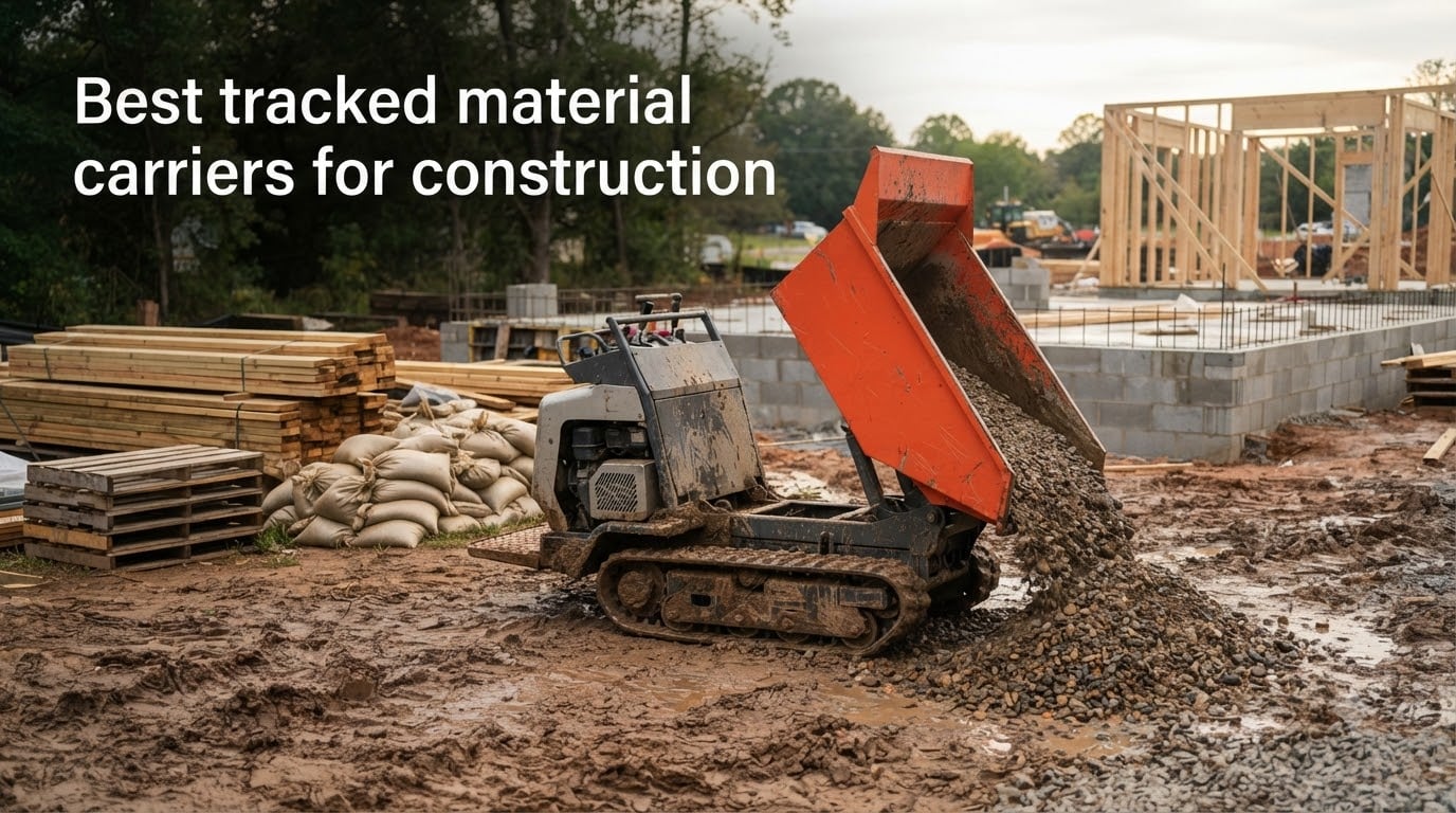 Best tracked material carriers for construction