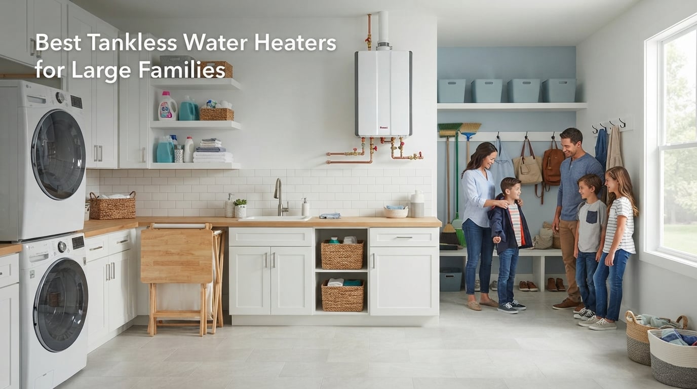 Best Tankless Water Heaters for Large Families