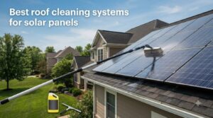 Best roof cleaning systems for solar panels