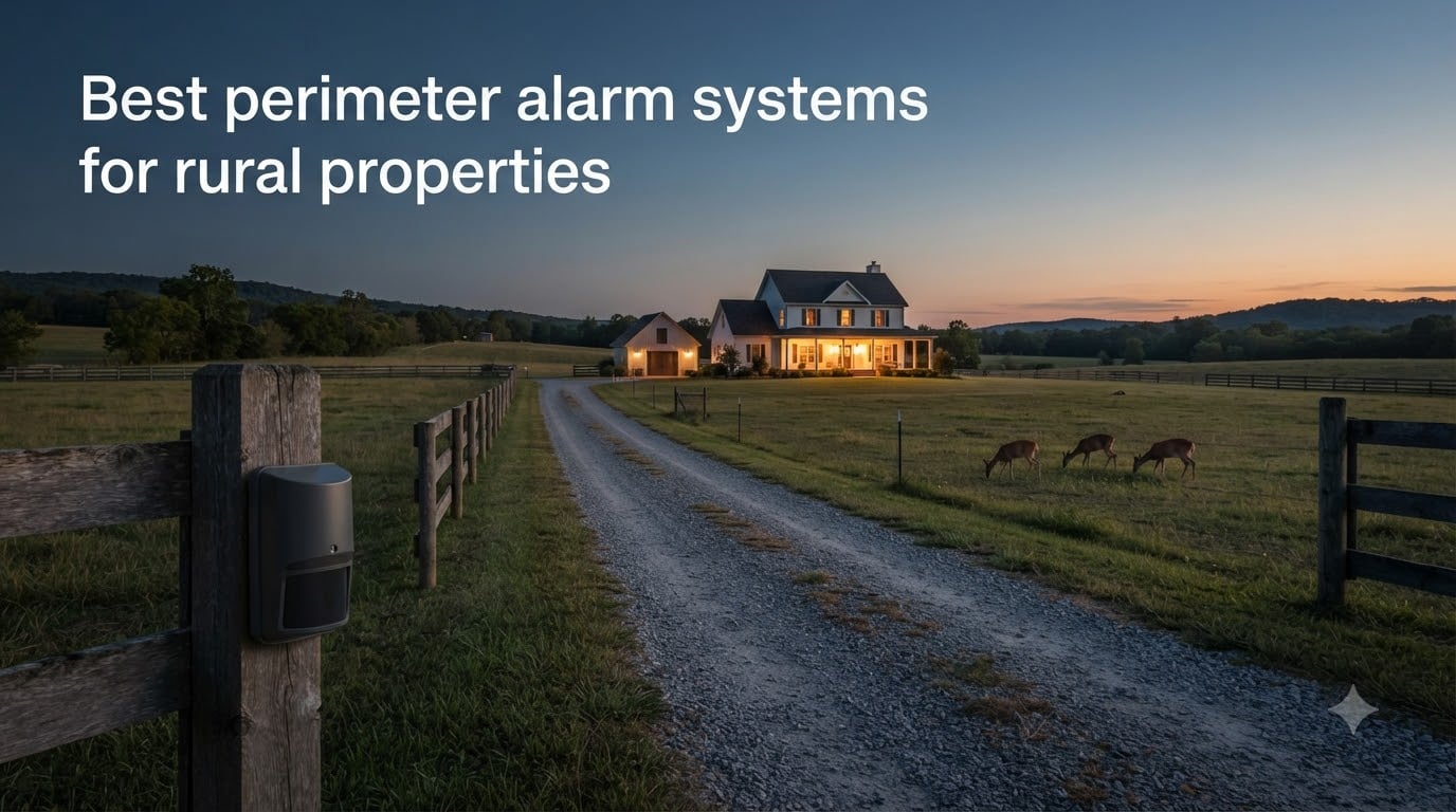 Best perimeter alarm systems for rural properties