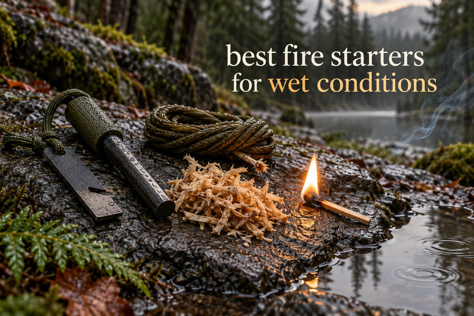 best fire starters for wet conditions