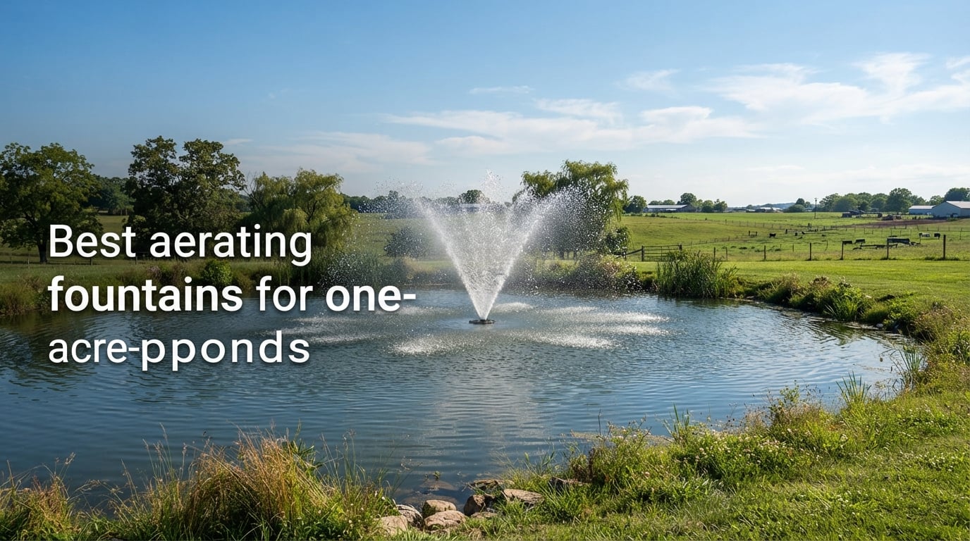 Best aerating fountains for one-acre ponds