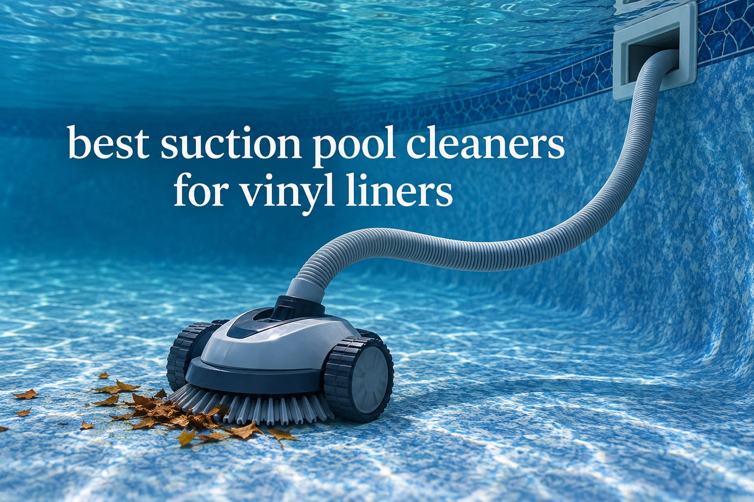 best suction pool cleaners for vinyl liners