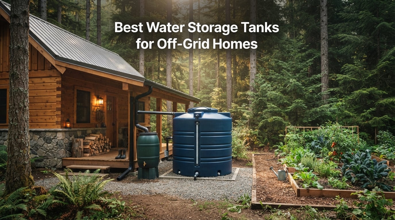 Best Water Storage Tanks for Off-Grid Homes