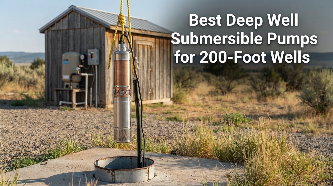 Best Deep Well Submersible Pumps for 200-Foot Wells